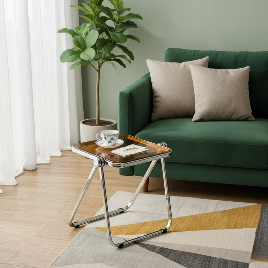Clear Acrylic Lucent Tray Table — alternate view 2