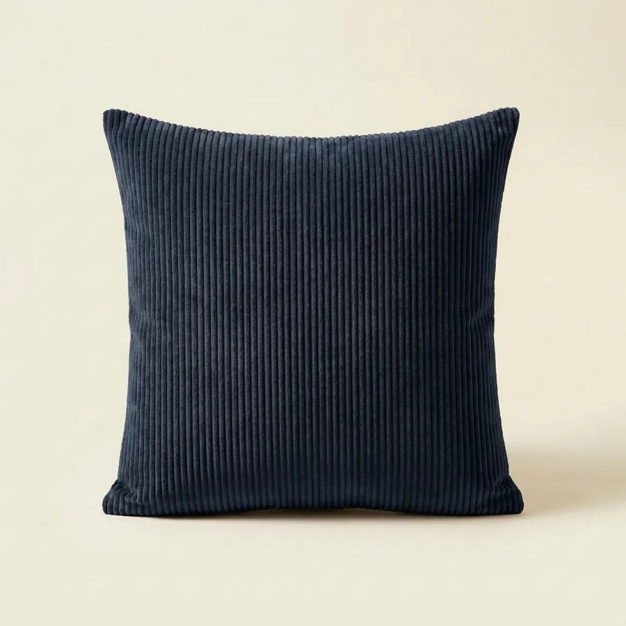 Dark Blue corduroy velvet cushion cover
