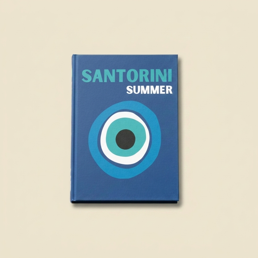 Mykonos Summer faux book box