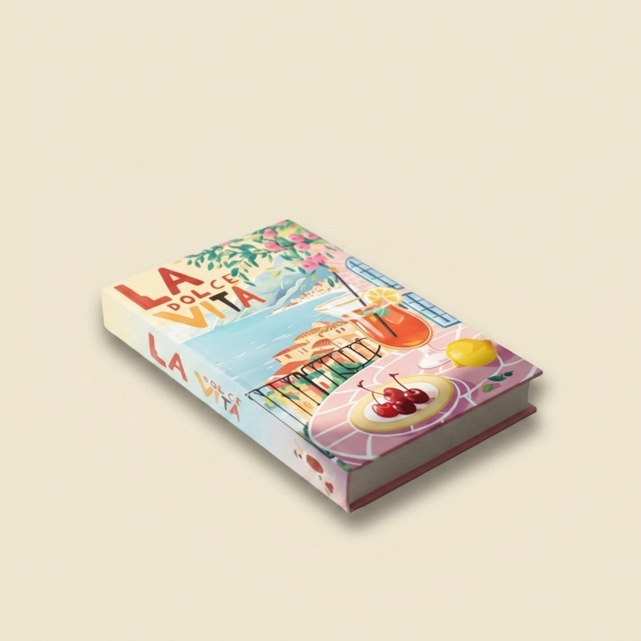 La Dolce Vita faux book box