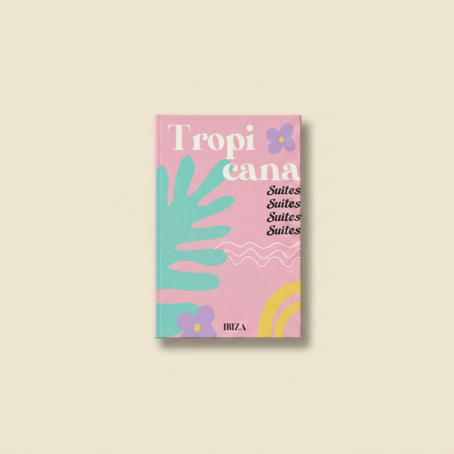 Tropicana faux book box