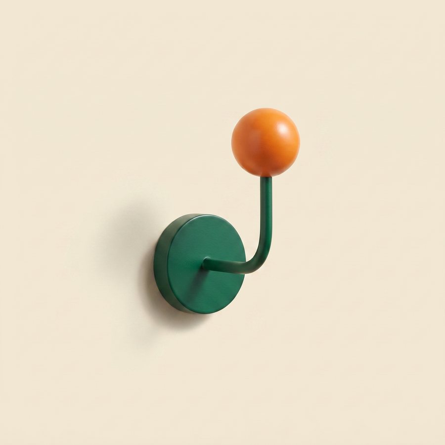 Magnetic Dot Hook in Iron and Wood