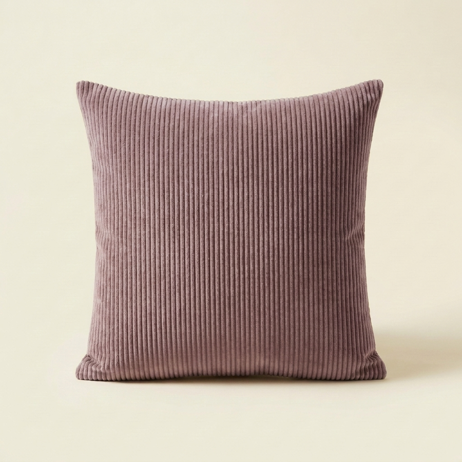 Smoked Purple corduroy velvet cushion cover