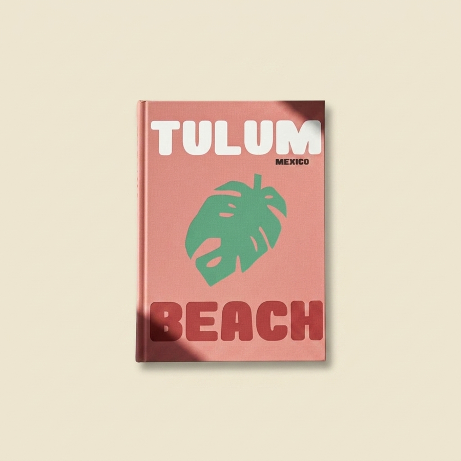 Tulum Beach faux book box