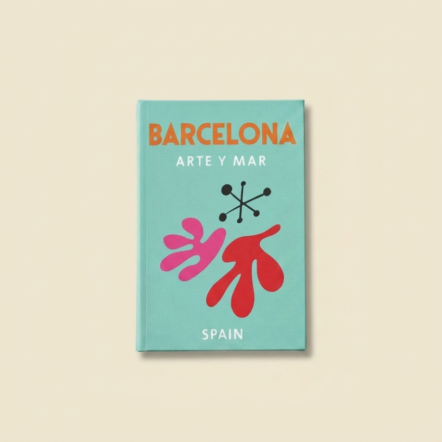 Barcelona Arte y Mar faux book box