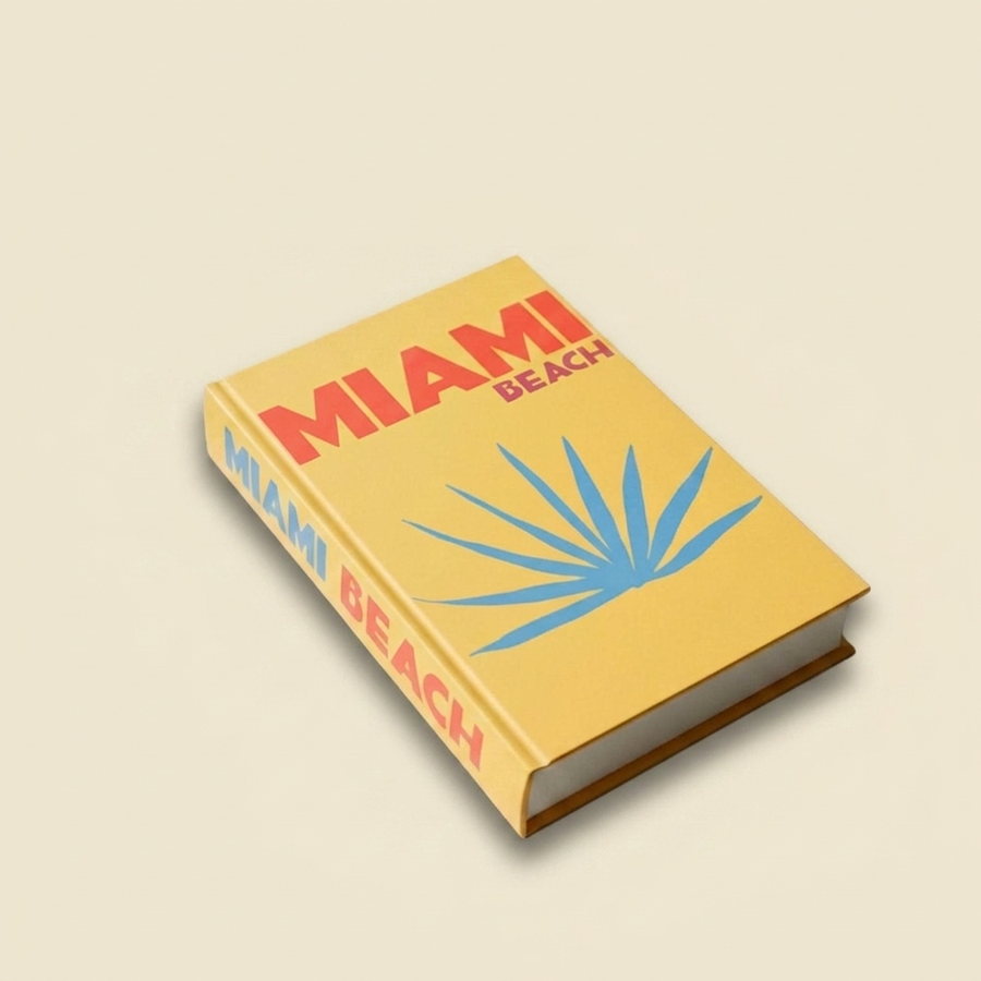 Miami Beach 2 faux book box