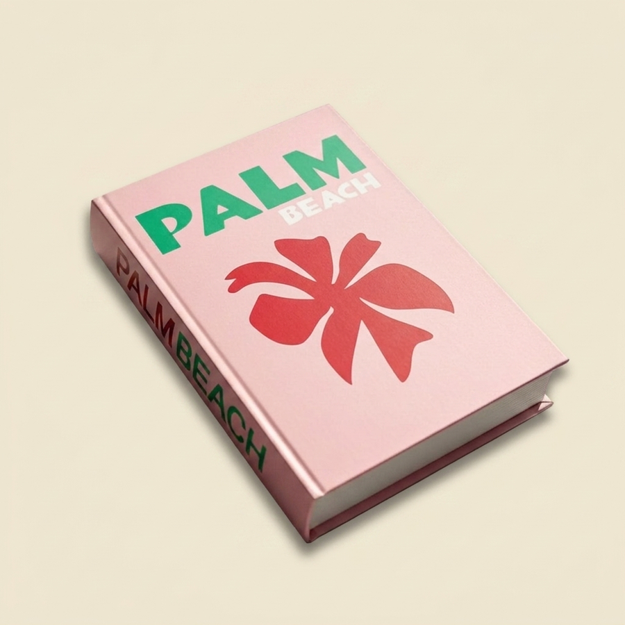 Palm Beach 3 faux book box