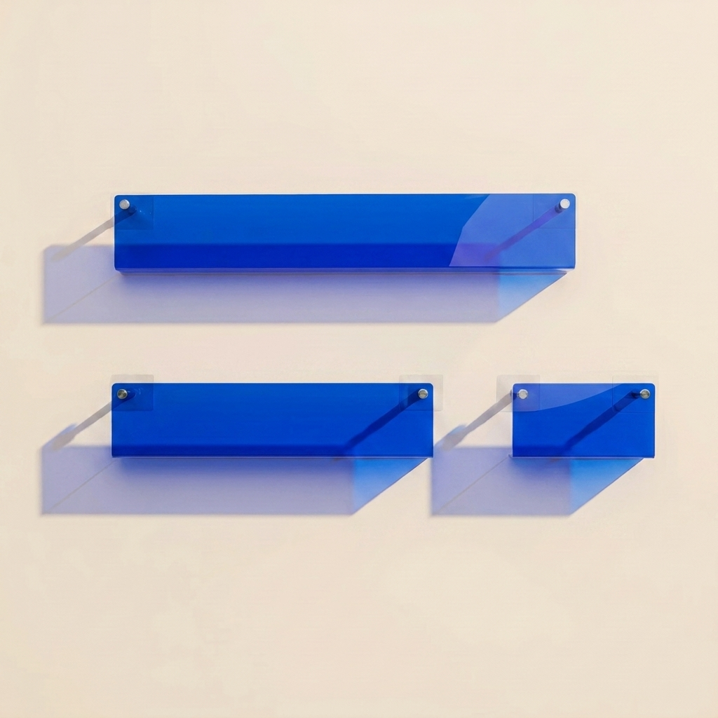 Wall Mounted Folio Wall Rack in Acrylic