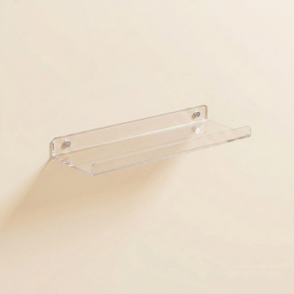 Wall Mounted Drift Floating Shelf in Acrylic