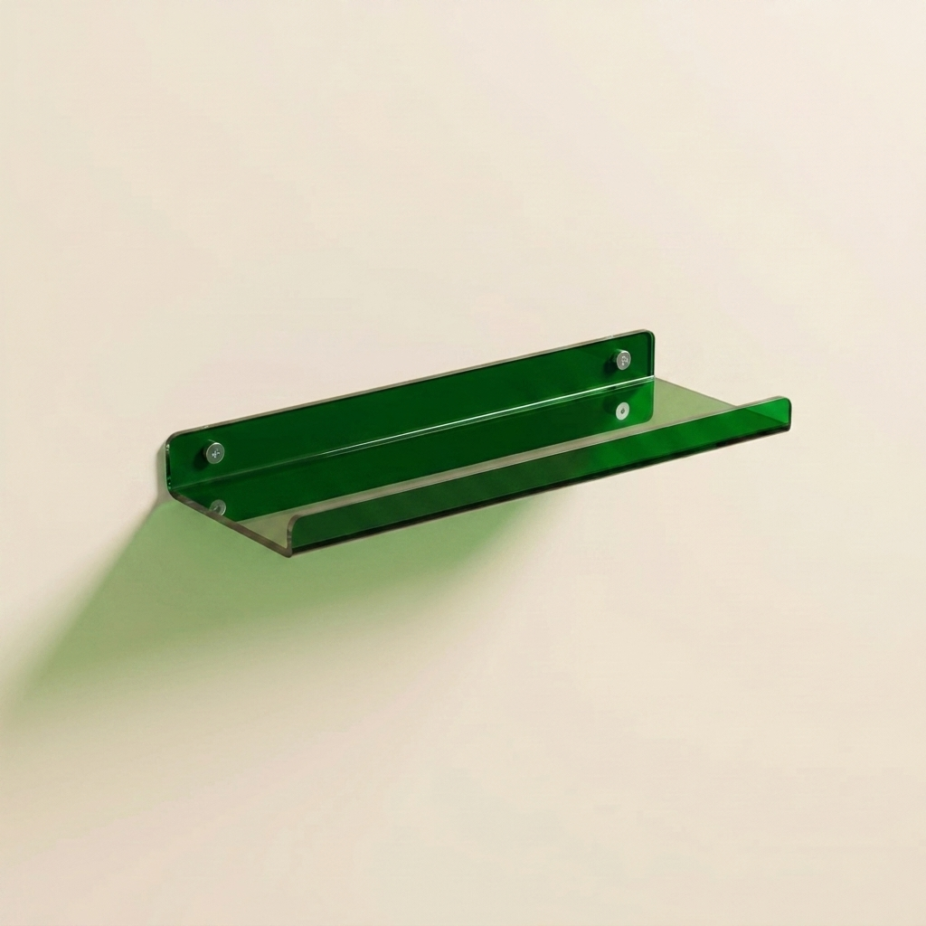Wall Mounted Drift Floating Shelf in Acrylic