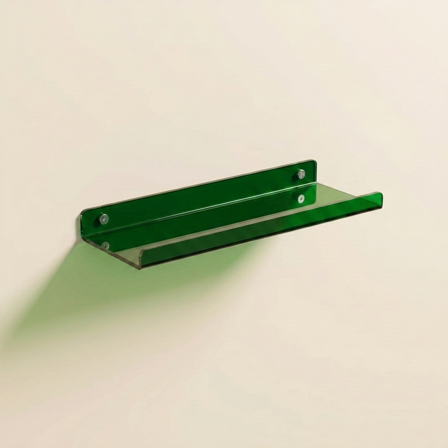 Wall Mounted Drift Floating Shelf in Acrylic