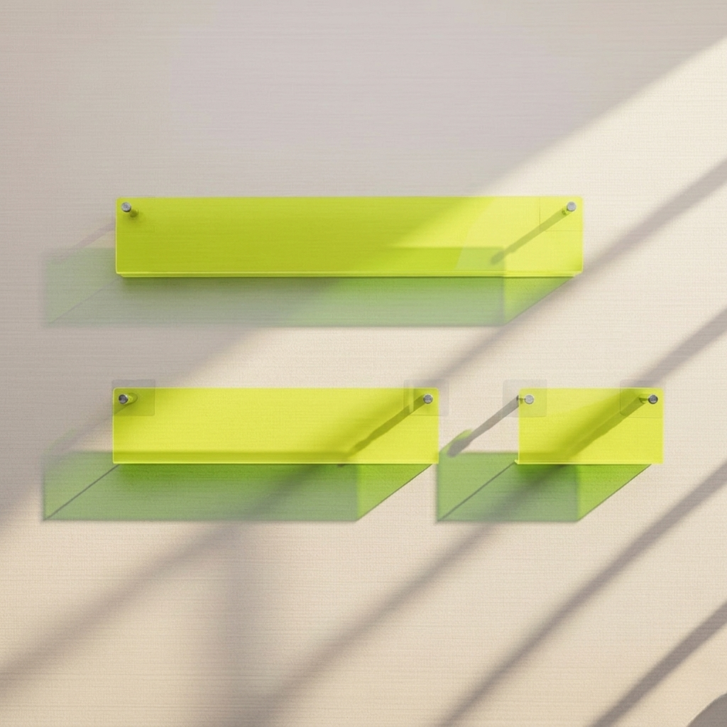 Wall Mounted Folio Wall Rack in Acrylic