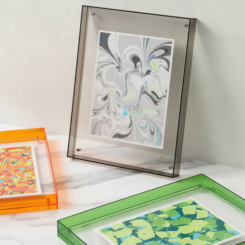 Aura Floating Frame in Translucent Acrylic — alternate view 3