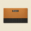 Bonjour Doormat in Retro Geometric PVC
