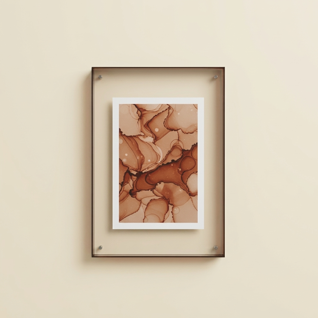 Aura Floating Frame in Translucent Acrylic