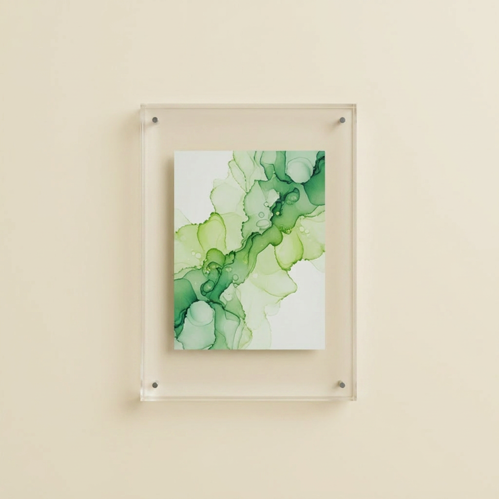 Aura Floating Frame in Translucent Acrylic