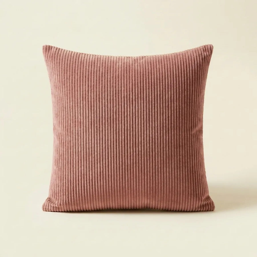 Smoked Pink corduroy velvet cushion cover