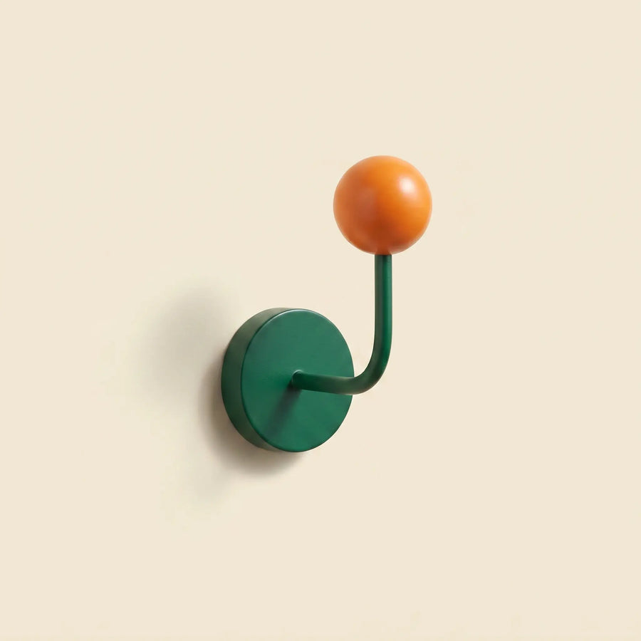 Magnetic Dot Hook in Iron and Wood
