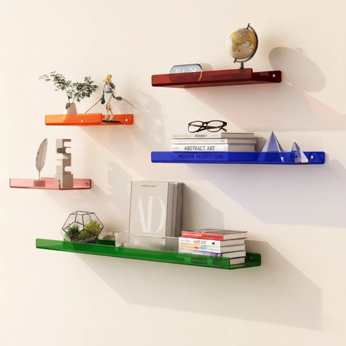 Wall Mounted Drift Floating Shelf in Acrylic