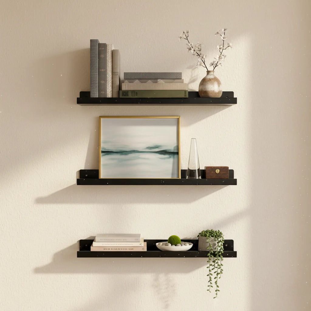 Wall Mounted Drift Floating Shelf in Acrylic — alternate view 2