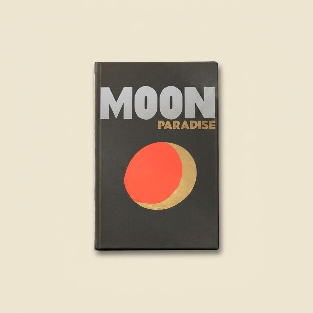 Moon Paradise faux book box
