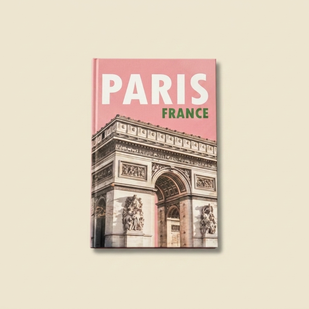 Paris France faux book box