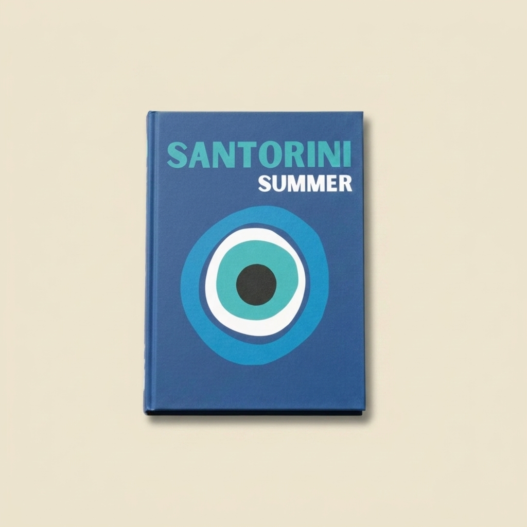 Mykonos Summer faux book box