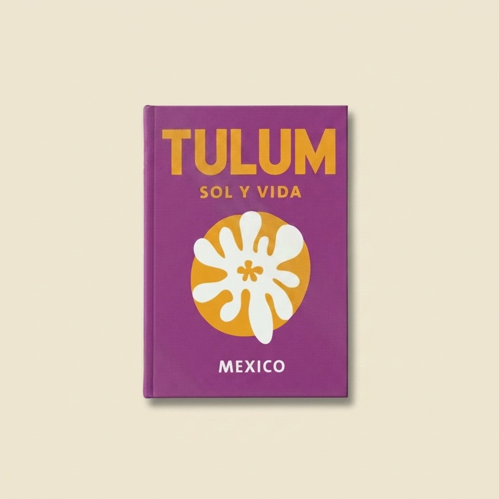 Tulum Sol y Vida faux book box