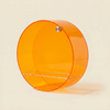 Wall Mounted Halo Round Shelf in Acrylic