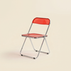 Clear Acrylic Lucent Folding Chair