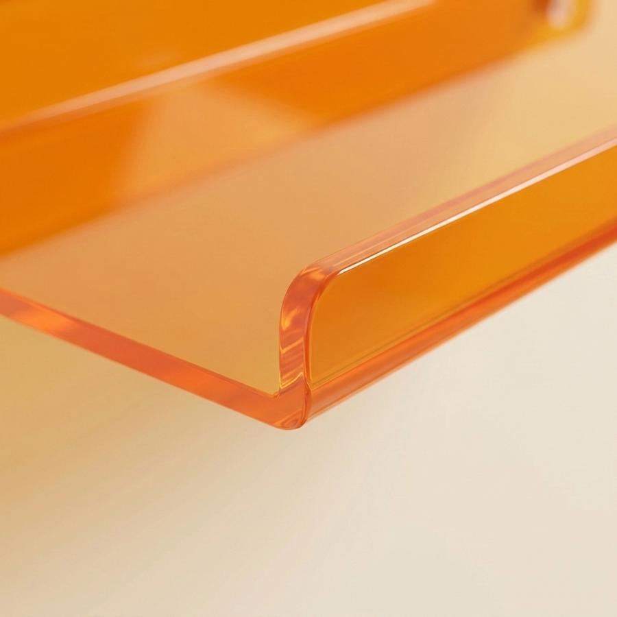 Wall Mounted Drift Floating Shelf in Acrylic