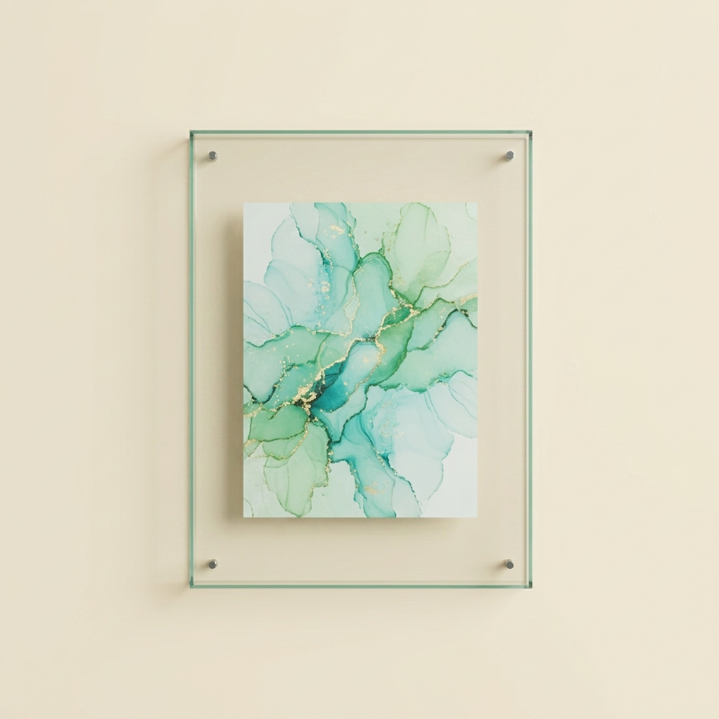 Aura Floating Frame in Translucent Acrylic