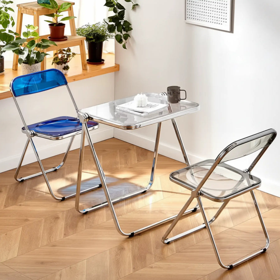 Clear Acrylic Lucent Folding Chair — alternate view 4