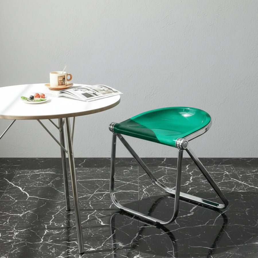 Clear Acrylic Lucent Folding Stool — alternate view 2
