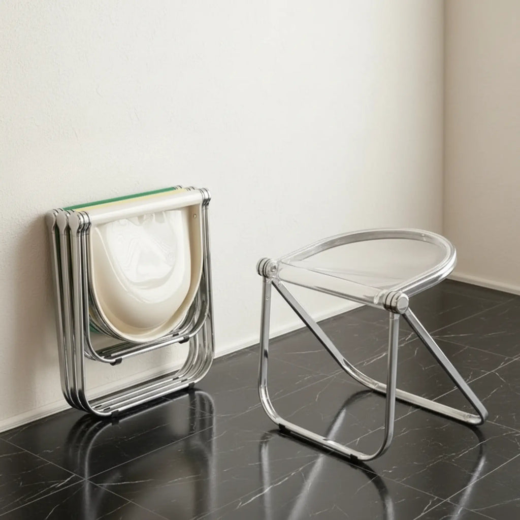 Clear Acrylic Lucent Folding Stool — alternate view 5