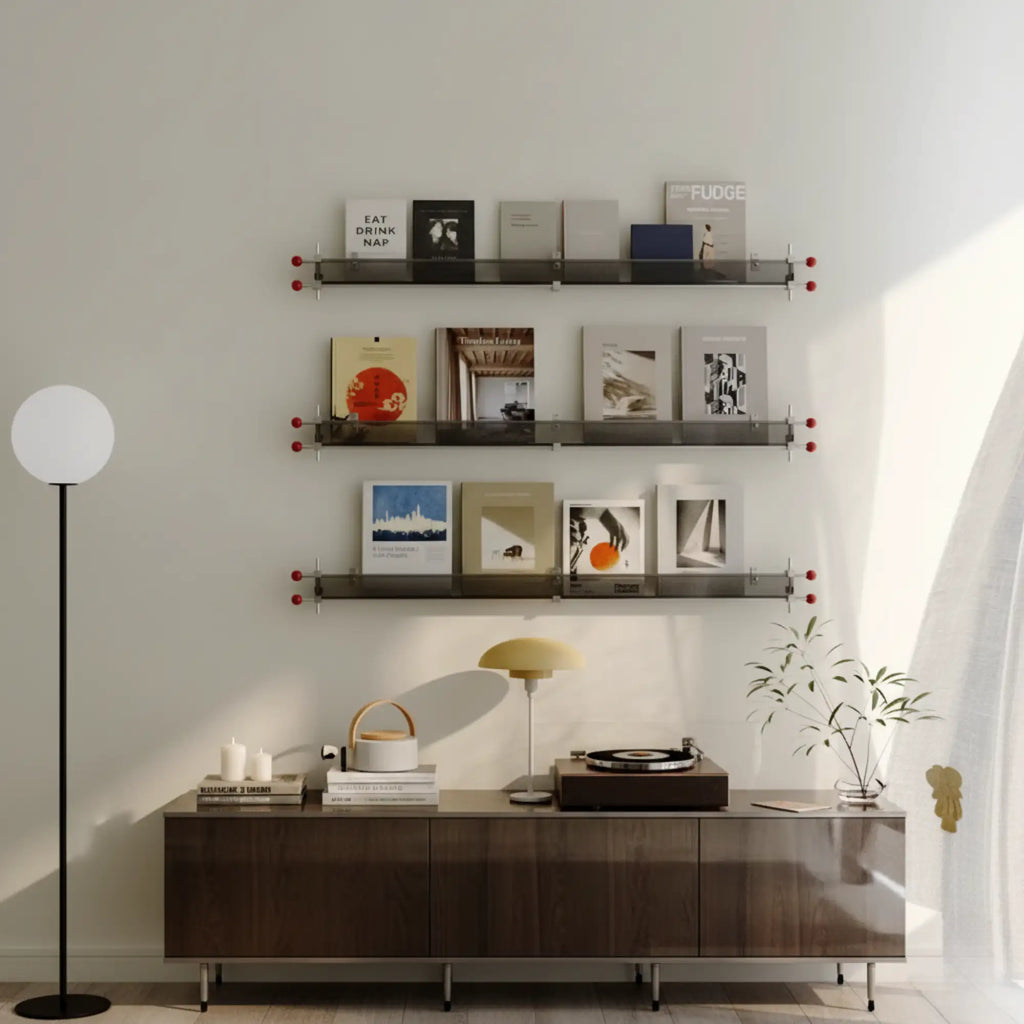 Spectrum Acrylic Shelf with Chrome-Plated Frame — alternate view 3