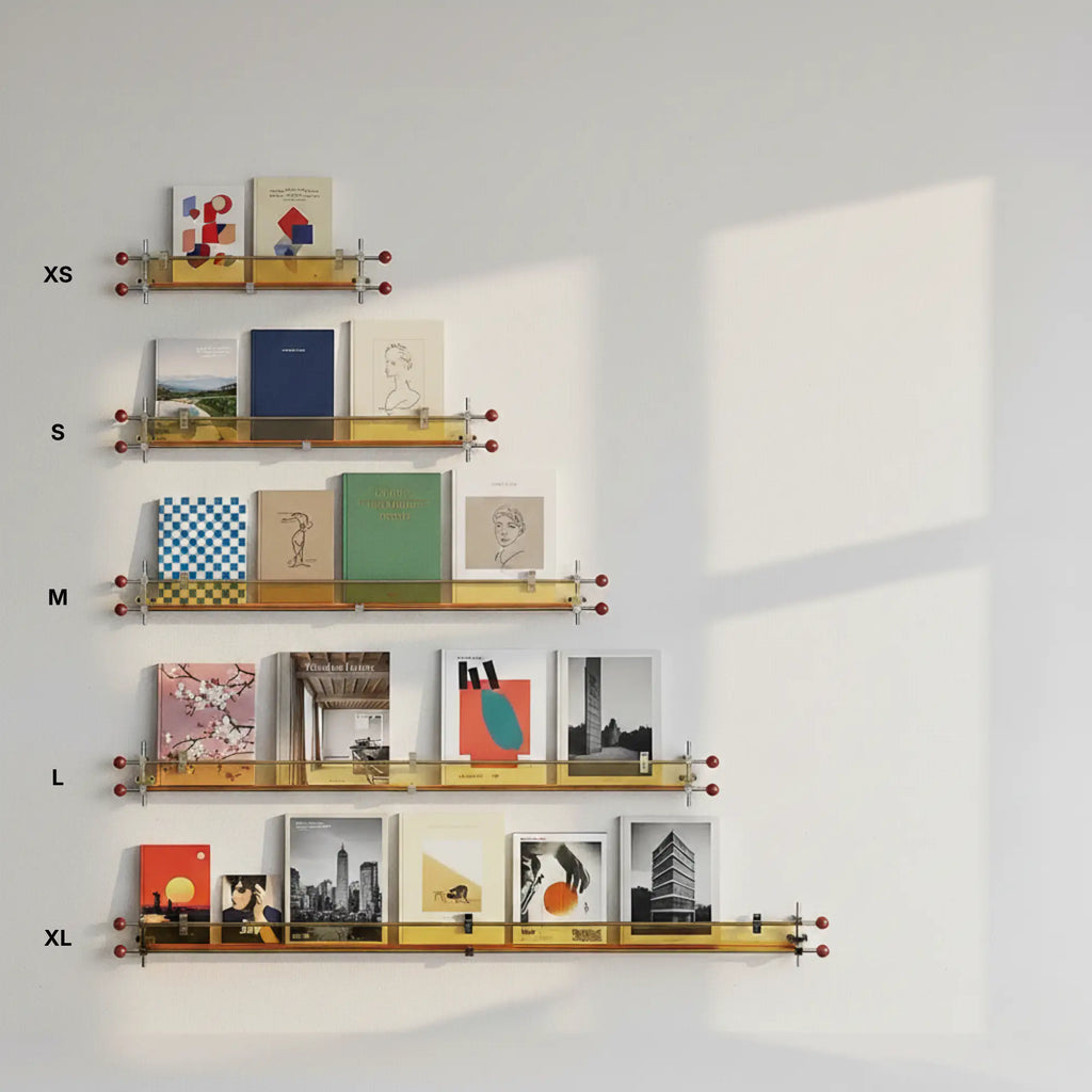 Spectrum Acrylic Shelf with Chrome-Plated Frame — alternate view 4