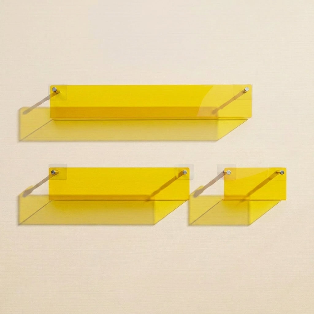 Wall Mounted Folio Wall Rack in Acrylic